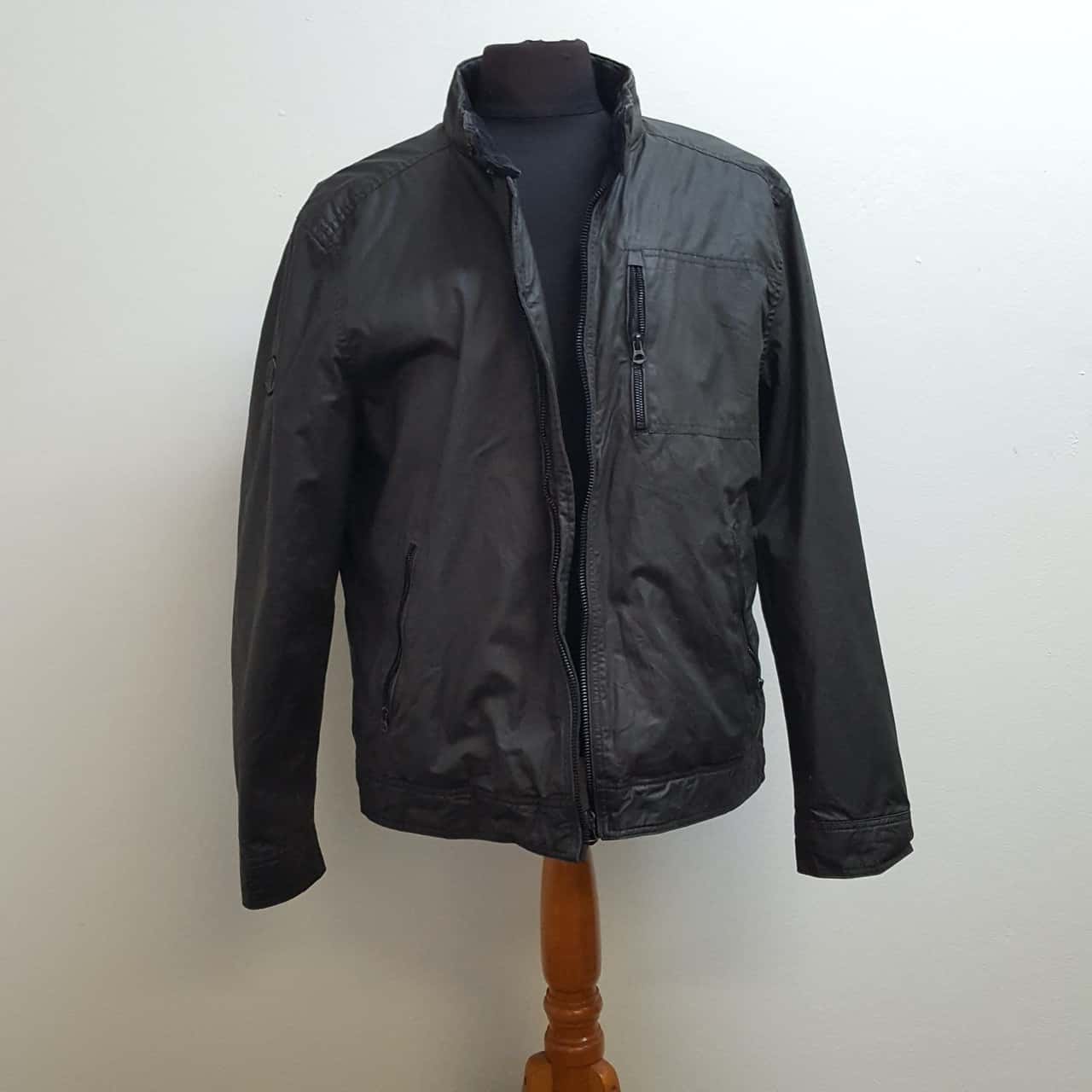 Superdry Premium Dark Charcoal Coat Men's size 3XL Read Description