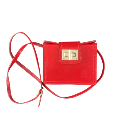 Vera Pelle Red Handbag