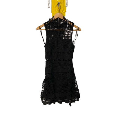 Here Comes The Sun Womens  Size 10 Black Dress  