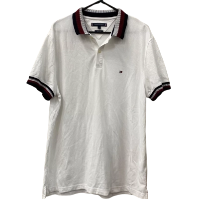 Tommy Hilfiger Mens White Polo shirt L.