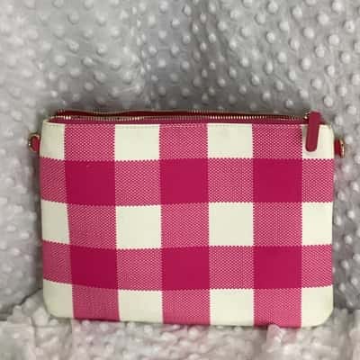  Liv & Milly Women's Tote Bag Checked / Pink  