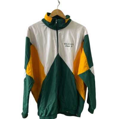 Peerless Windbreaker 'Wildcats' Mens Size XXL Green / White 