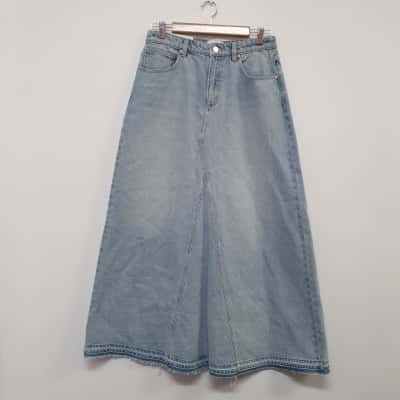 Abrand Jeans Women's Size 8 A-Line Denim Skirt Blue - New With Tags