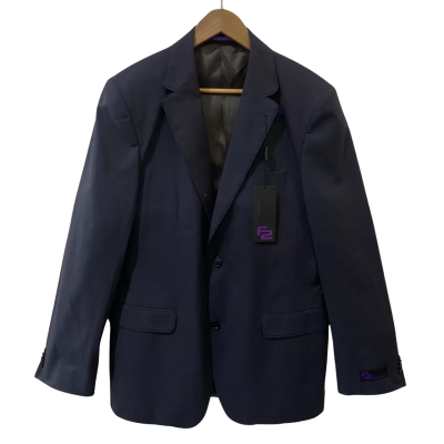 Flair Mens  Size  L Suit Jacket Navy Blue
