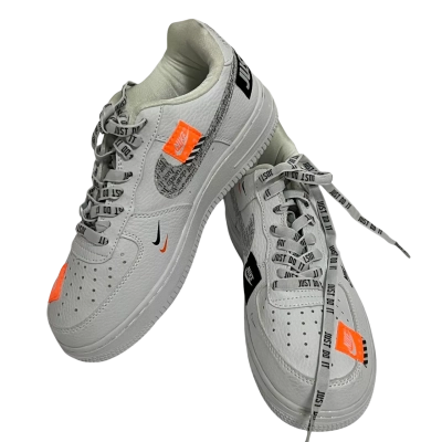 Nike Air Force 1 Low ’07 PRM Just Do It AR7719-100 White Orange US 7