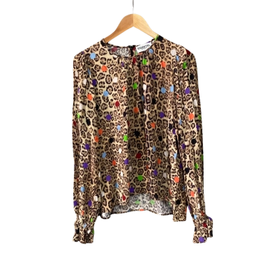 Essential Antwerp Womens  Size 34 Blouse Animal print / Brown 
