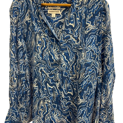 Country Road SILK BLEND Women's  Size 10 Long Sleeve Shirt 