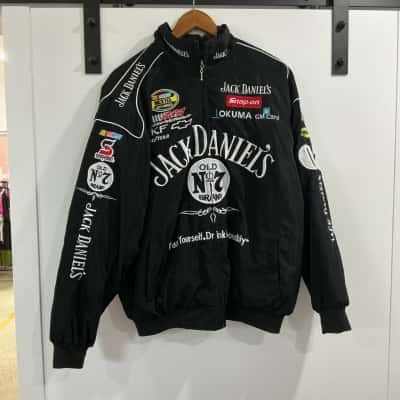  Mens  Size XL Front Zipper Black, Racing Jacket