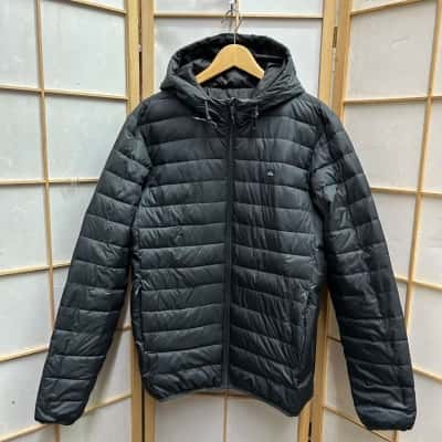 New With Tags QUIKSILVER Men's  Size M Everyday Scaly KTAO Hood Jacket Black  RRP: $119.99AUD