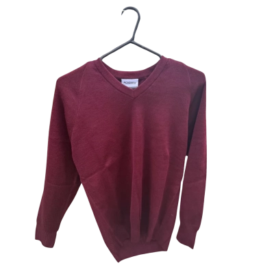 Academy Acrylic Burgundy Pullover Size 16