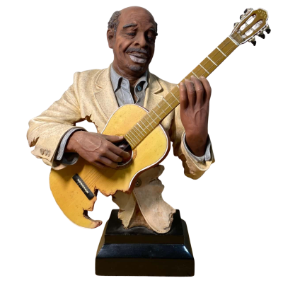 Music Alive Figure - Classic Guitarist 420mm Tall Polyresin (Individually Hand-painted)