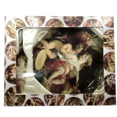 Vintage cake plate and server “The cherub Angel Collection “