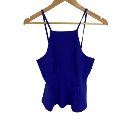 Forever New Womens  Size 10 Blue Sleeveless Top