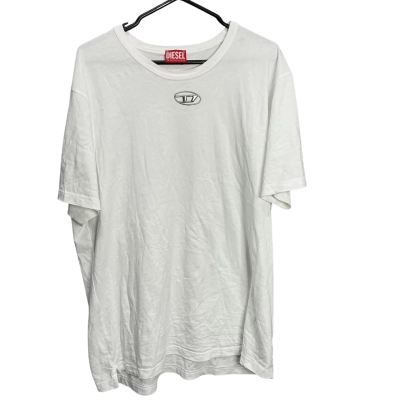 Diesel Mens  Size XXL Short Sleeve Shirt White 