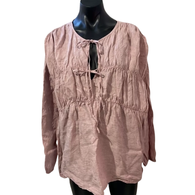 Sussan Womens  Size 18 Long Sleeve Shirt Pink  