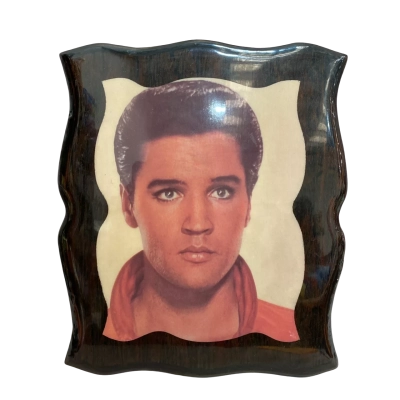 Vintage Elvis Presley Memorabilia Height:30cm x Width:26cm