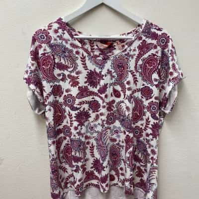 Millers Women's top Size 14 Floral / Purple 