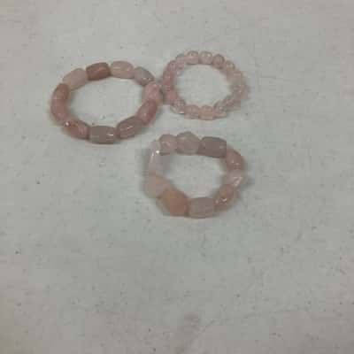 Rose Quartz Crystal Stone Bracelets 