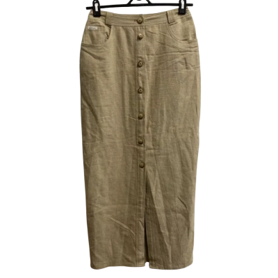 Colorado Womens  Size 8 A-Line Skirt Beige 