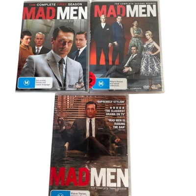 Mad Men Seasons 1, 2 & 3