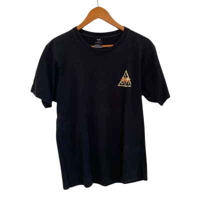 Huf Street Fighter Mens  Size M Printed Shirt / Short Sleeve Shirt Black  