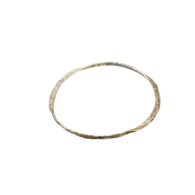 Irregular 925 Silver Bangle