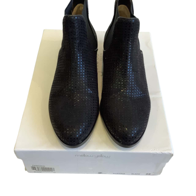 In Box Mellow Yellow Paris Womens Size 38 Daboris Ankle Boots  Black 