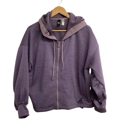 Adidas Womens Hoodie Free Size - ruched sleeves