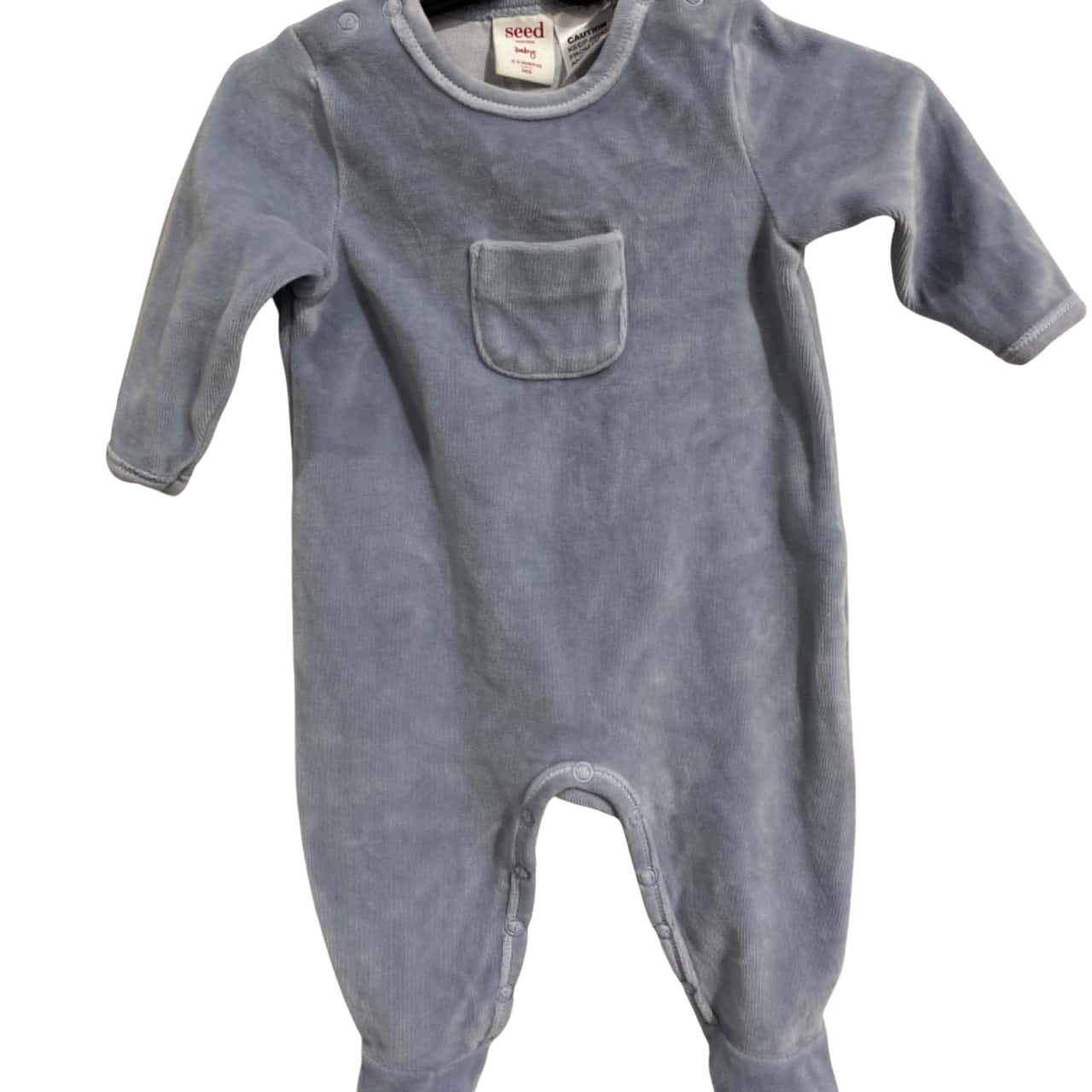 Seed Heritage Kids Size 0 3m Onesie Blue seed-heritage-kids-size-0-3m-onesie-blue