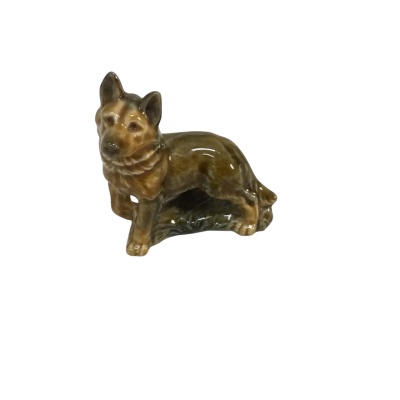 Vintage Dog Figurine Approx 6 x 6 cm