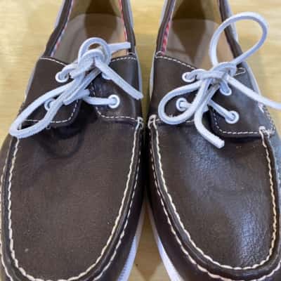 Rockport Mens  Size 8 Loafers Brown / White 