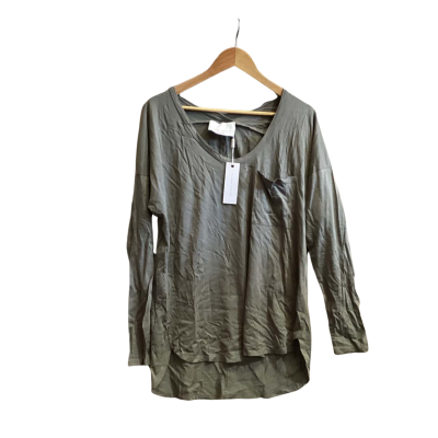 Decjuba Womens  Size L Green Top