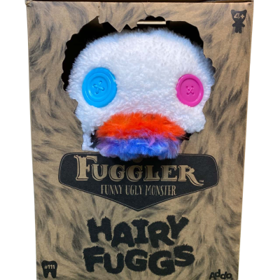 Fuggler Hairy Fuggs White Plush Toy