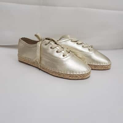 Mimco Womens  Size 37 Sneakers Gold 