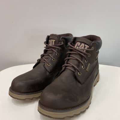 BNWOT Caterpillar Womens Leather Size 10 StandardBoots Brown 