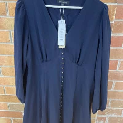 Forever New Womens  Size 16 Melody Button Down Mini Dress 