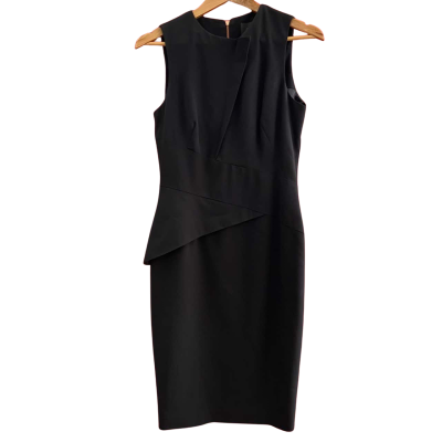 Cue Womens Black Sleeveless Size 10 Dress  