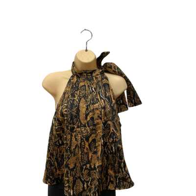 Lavish Alice   Size 8 Halter Neck Top Animal print 