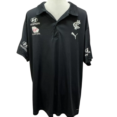 Puma Mens AFL Size XL Short Sleeve Shirt Black  