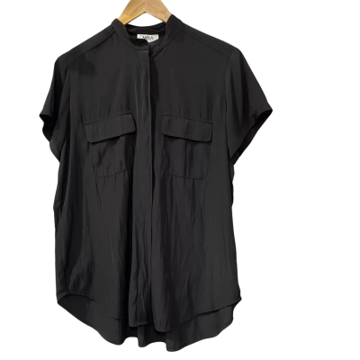 Mela Purdie Womens  Size 12 Short Sleeve Shirt Black  