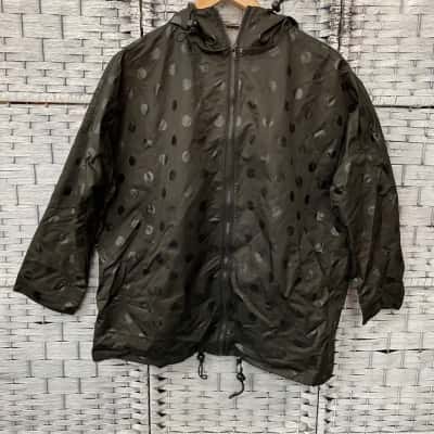 Gorman Womens  Size S/M Raincoat Black  