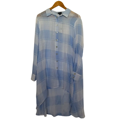 Threadz Size XL Blue Button up Shirt