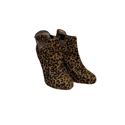 Seduce Womens  Size 38 Heels Animal print / Black  / Brown 