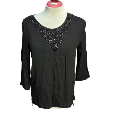 TOI ET MOI Womens  Size 8 V-Panel Top Black  