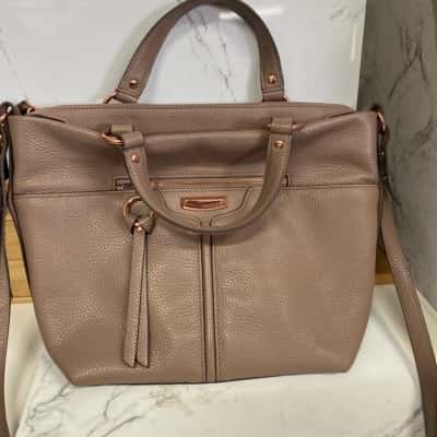 Mimco Womens Tote Bag Beige 