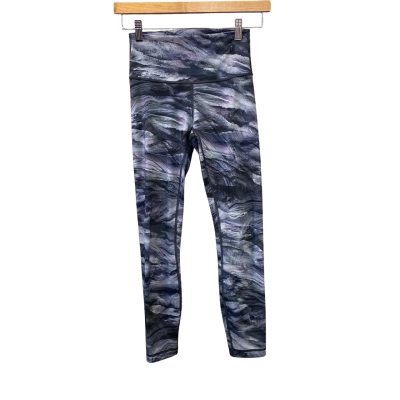 Lululemon Womens  Size 4 Leggings Black  / Blue / Purple 