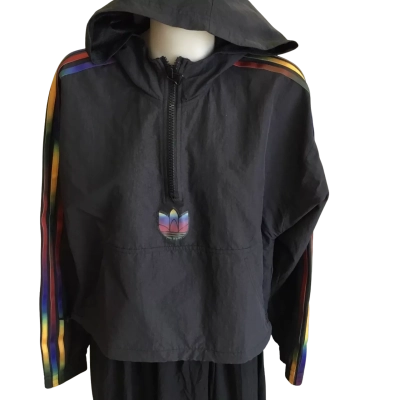 Adidas Black Pakaian Halfzip Jacket. BNWT RRP $110.00