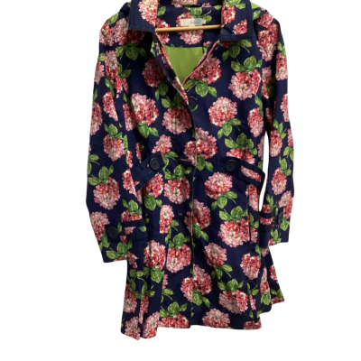 Boden Womens  Size 14 Hooded Jacket Floral  (ha)  