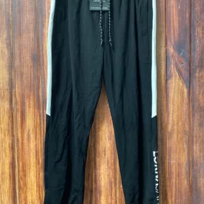 Lorna Jane Womens  Size XL Track Pants Black  /  White  new 