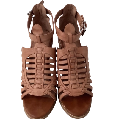 Wittner Womens  LEATHER Size 41 Heels Brandy RRP $199.95